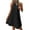 Black formal dresses for women, variant on Wycnly Formal Dresses for Women Casual Plus Size Swing off Shoulder Lace Hollow out Mini Dresses Sleeveless Halter Solid 2025 Summer Short Dress Black XL