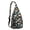 Black-22, variant on Great White Shark Print Sling Bag - Fierce Ocean Predator Design Crossbody Backpack, Water-Resistant Marine Life Shoulder Pack (Nautical Theme)