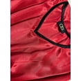 thumbnail image 5 of DWEEP SARA Red Satin Kaftan, 5 of 5
