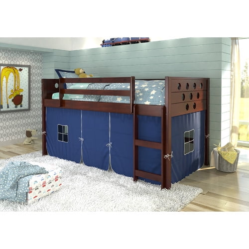 Donco Kids Circles Twin Loft Bed Walmart Com Walmart Com