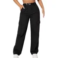 thumbnail image 1 of Pantalón Tipo Cargo Recto Para Mujer Color Café, 1 of 2