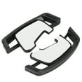 thumbnail image 2 of Par de extensiones de palanca de cambios, cubierta de cambio de volante apta para MK7 MK7.5 R 2013-2020, color negro, 2 of 5
