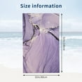 thumbnail image 4 of Lavender Liquid  Marble Large Beach Towel - Plush Thick Cotton Pool Towel, Adult Beach Towels, 4 of 16