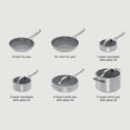 thumbnail image 2 of Set de utensilios de cocina Ninja NeverStick Ceramic Pro Grey, 10 piezas, 2 of 9