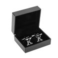 thumbnail image 4 of BodyJ4You 2PC Cufflinks Personalized Initials Letter K Men's Button Shirt Business Gift, 4 of 6