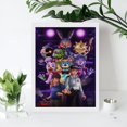 thumbnail image 4 of Five Nights at Freddy's Kits de Pintura de Diamantes para Adultos 5D DIY Diamond Art Kits Full Drill Diamond Dots para Regalo Decoración de Pared y Relajación Artes de Gemas 30*40cm, 4 of 6