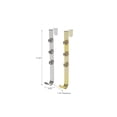 thumbnail image 4 of Maison Concepts Wall Hooks, Hanging Solutions, Storage Organization, Home Utility, Iron, Multi Metal Wreath Hanger (Asstd) - Set of 6, Dimensions: 4.92L X 1.18W X 13.39H, 4 of 4
