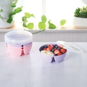 YourZone 18oz Divided Bowl Pink