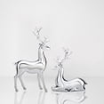 thumbnail image 5 of 2pcs Gold Christmas Reindeer Statue Small Resin Reindeer Figurine Tabletop Reindeer Christmas Decor Deer Figurine Decorations, 5 of 8