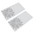 thumbnail image 1 of Template 2pcs Embossing Folders Plastic Material Transparent Appearance DIY Making Embossed Template for Card Making, 1 of 7
