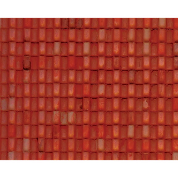 Plastruct Patterned Sheets, Spanish Tile, 1:48 Scale
