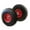Black/Red, variant on Voyager Tools Flat-Free Tires 10" Durable Wagon Dolly Cart Wheels (Blue