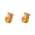 thumbnail image 4 of Cateissary Mosaic Glass Oil Burner Candle Holder Wax Decor Home Melt Naranja 2piezas, 4 of 4