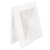 Ceiling Register Air Vent Cover for Home Use Made of ABS White Adjustable Airflow Square