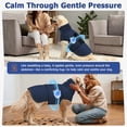 thumbnail image 4 of HQREA Dog Anxiety Vest with Hood Sleeveless Pet Shirt Calming Shirt Jacket for Large Dogs, 4 of 8