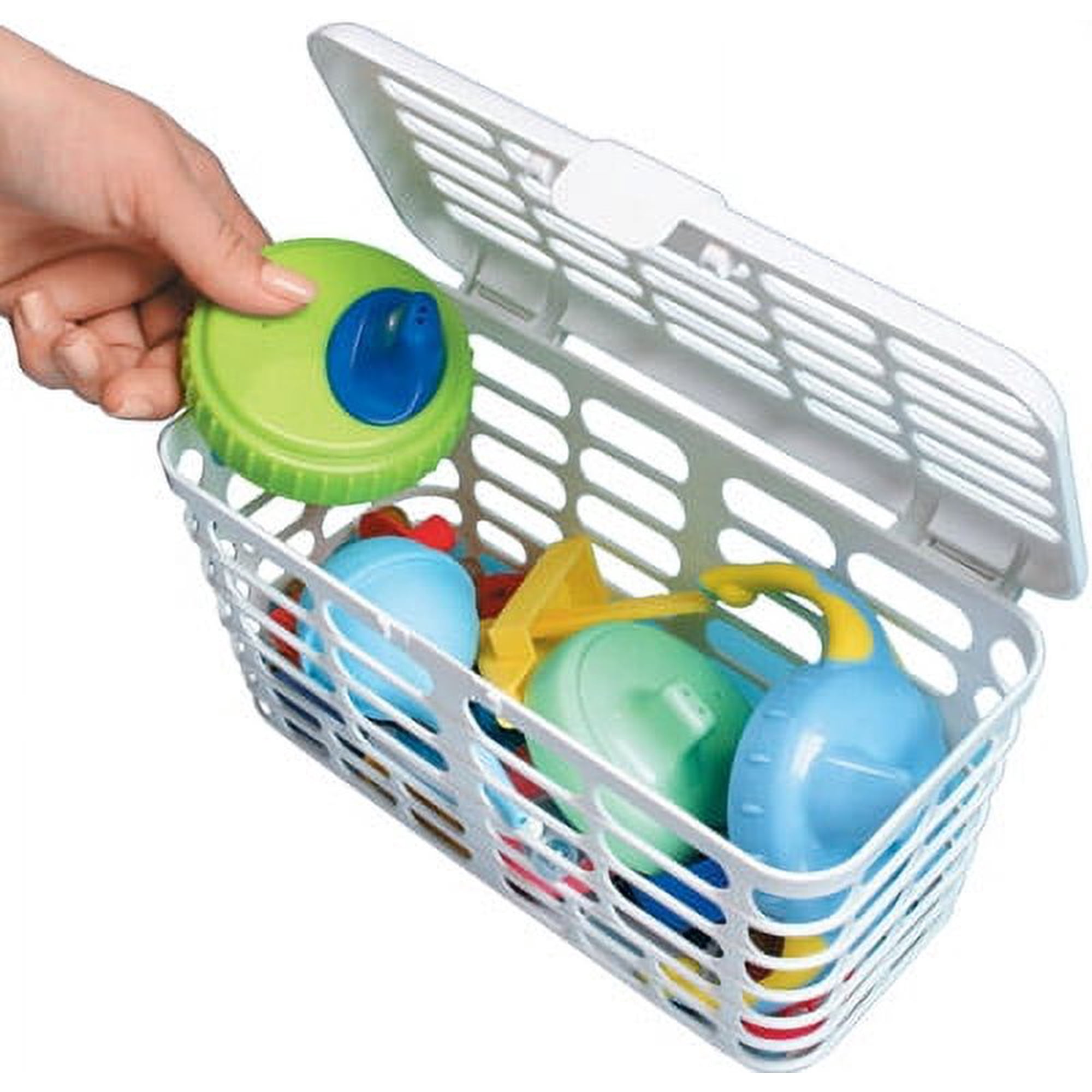 Prince Lionheart Toddler Dishwasher Basket, Holds Toddlers Bottle Parts & Accessories
