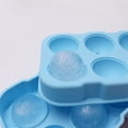 thumbnail image 4 of Yuarrent Fabricante de cubitos de hielo DIY, molde de bola de hielo creativo de 8 cavidades para el hogar, Bar, fiesta, whisky fresco, vino, barra Cocina y Comedor Azul Yuarrent HA004937-01, 4 of 6