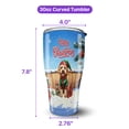 thumbnail image 5 of Merry Christmas Woofmas Xmas Noel Goldendoodle Elf Candy Cane Snow 30oz Stainless Steel Tumbler Insulated Cup with Lid Doodle Dog Lover Gifts Idea - 13017, 5 of 5