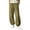 Army Green, variant on Women's Elastic Waist Baggy Wide Leg Palazzo Harem Pants, Summer Loose Straight Slit Hem Casual Long Trousers with Large Pockets