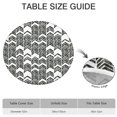 thumbnail image 6 of Versatile Bohemian Round Tablecloth, Floral Design with Elasticized Edge for 52-56 Inch Tables, Premium Quality, 6 of 7