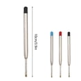 thumbnail image 2 of 1ml Ink Pack Replaceable Ballpoint Pen Medium Point Metal Bulk Pens Misprinted Server Pens Bulk Pack Markers Expensive Pens from Big Markers Fine Point Ballpoint Pens Color Antique Brass Ink Wells 100, 2 of 3