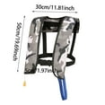 thumbnail image 3 of Inflatable Life Jacket for Outdoor Adventures Ideal for in Water Activities Maximum Buoyancy and Support for Ages 18 and Up, 3 of 4