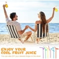thumbnail image 3 of Duslogis 40 Pack Drink Pouches with Straws Plastic Juice Pouches for Adults and Kids Disposable Drink Bags Stand up Zipper Drinking Pouches for Smoothie Juice Coffee Tea Birthday Party (17oz), 3 of 7