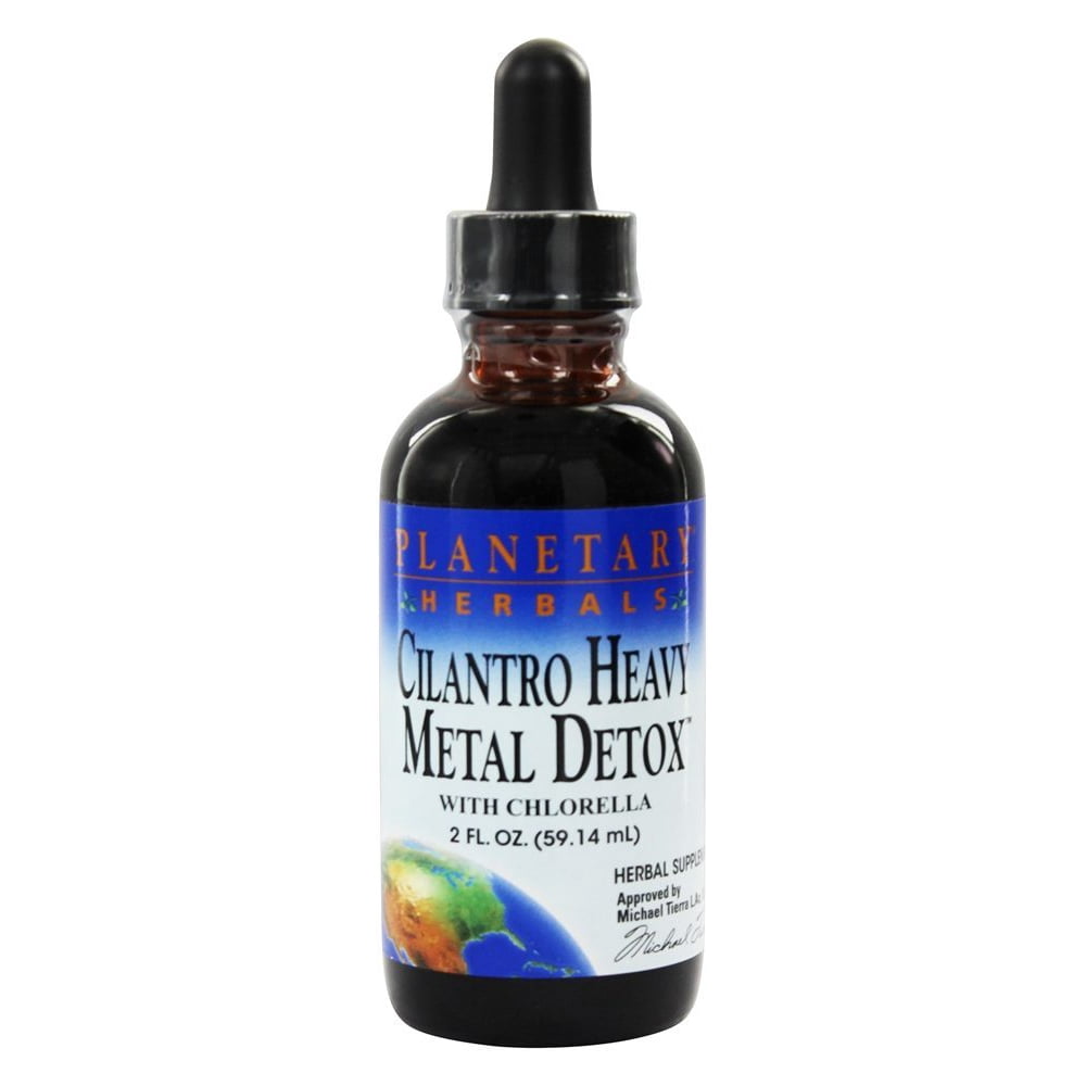 Herbals Cilantro Heavy Metal Detox With Chlorella 2 fl