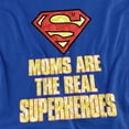 thumbnail image 2 of Superman Mother's Day Moms are The Real Superheroes Unisex Adult Long-Sleeve T Shirt, Royal, Large, 2 of 4