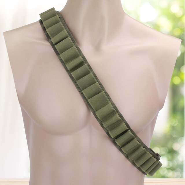 Tactical Military Sling 29 Round Shell Bullet Carrier Cintura Cinturón Escopeta JShteea El nuevo