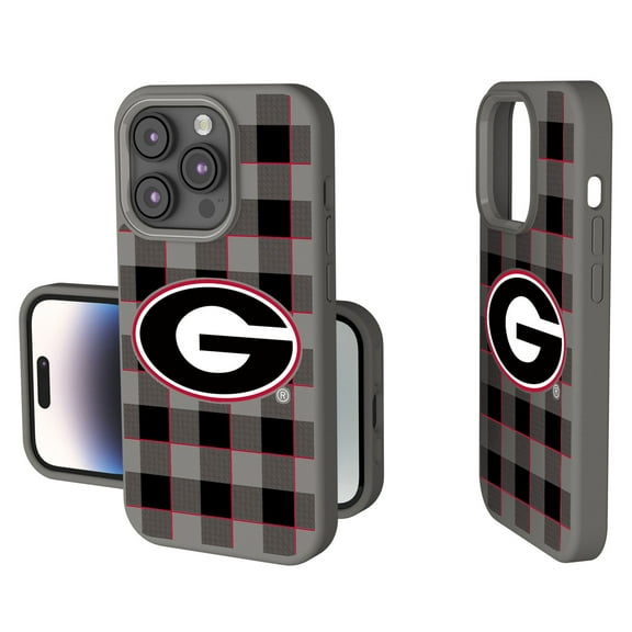 Keyscaper Georgia Bulldogs Plaid Soft Touch iPhone Case