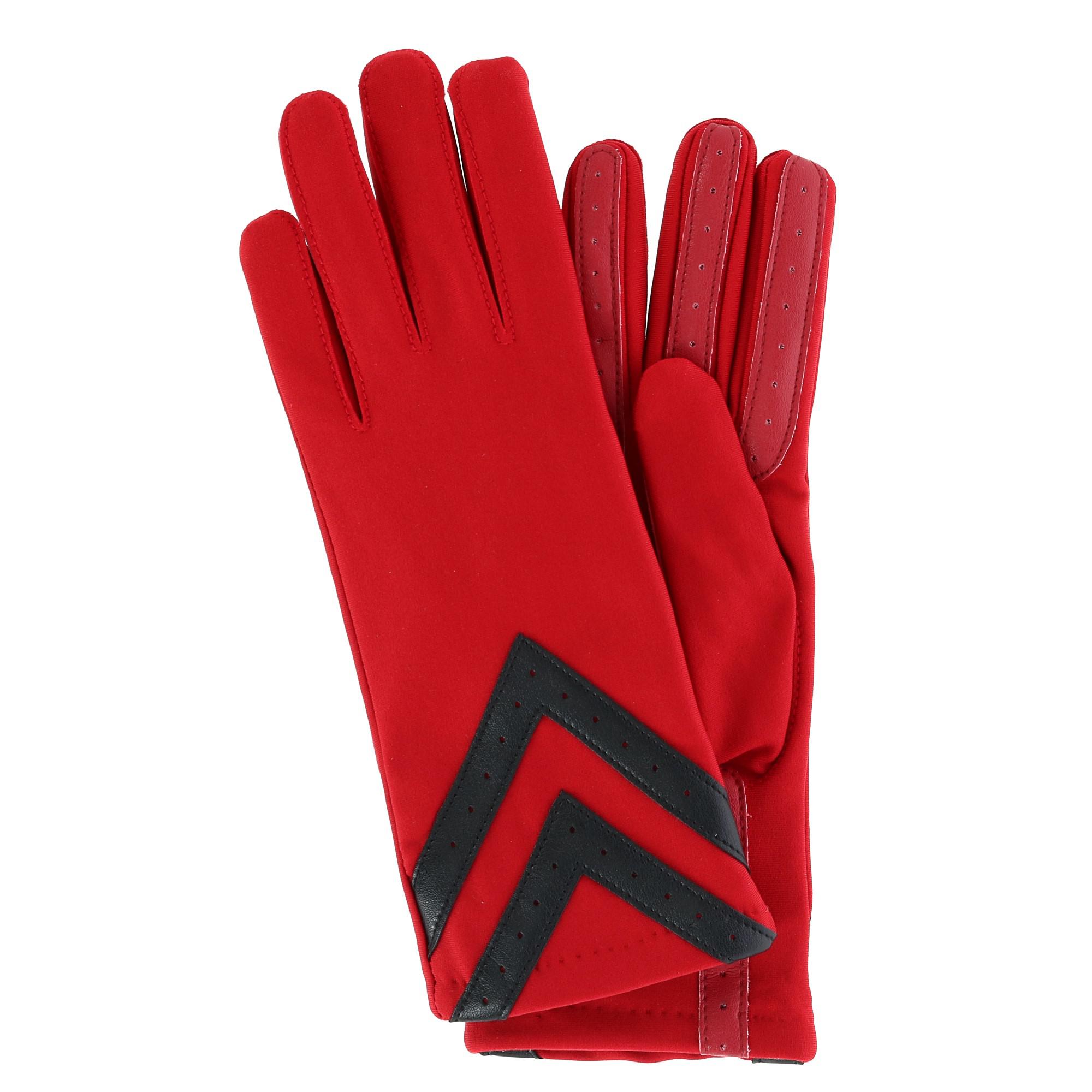 Isotoner Women's Fleece Lined Touchscreen Chevron Winter Glove