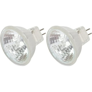 (2-Bulbs) Clear MR11 +C 12Volt 10Watt Precision Halogen Reflector Fiber  Optic Light Bulb 10W 12V 10-Watts