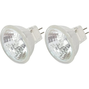 Simba Lighting Halogen MR11 12V 10W Bulbs GU4 2-Pin FTD Cover Glass, 2-Pack