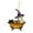 B, variant on XINGXIANG Halloween Acrylic Pendants - 2D Flat Hanging Ornaments for Window Door Wall Party Decor, Indoor Outdoor Halloween Decorations