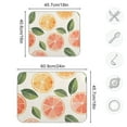thumbnail image 4 of Yayeee Dish Drying Mat for Kitchen Counter 16"x18" Microfiber Absorbent Pad, Watercolor Orange, 4 of 7