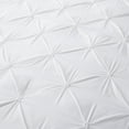 thumbnail image 4 of Peace Nest 3-Piece All Season Pinch Pleated Comforter Set, White, Twin, 4 of 6