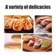 thumbnail image 4 of Hornear Baguette, Molde Para Baguette De Silicona Antiadherente De 3 Cavidades, Bandeja Para Hornear Pan Para Pan Francés Methold HA042326-02, 4 of 6
