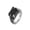 Steel Blackstone, variant on Men's Titanium Steel Ring with Square Black Onyx Stone Retro Band for Him Steel Blackstone or Steel Purple Stone Options Jewelry Gift