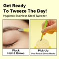 thumbnail image 3 of Herramienta facial I DEW CARE Tweeze The Day de acero inoxidable, 3 of 6