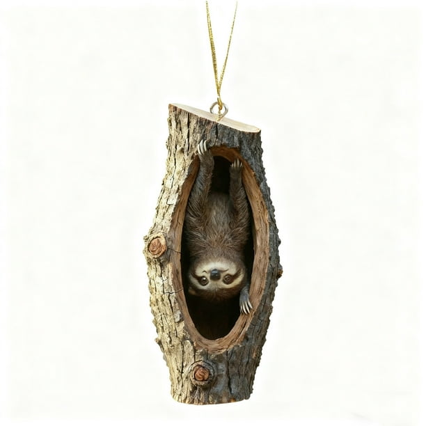Adornos navideños de animales del bosque | Decoraciones colgantes de acrílico para el árbol | Bonita decoración navideña para la familia