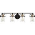 thumbnail image 4 of Transitional Bath Vanity 8.75 Inches High-Matte Black Finish Quoizel Lighting Emr8604mbk, 4 of 8