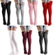 thumbnail image 2 of Medias Largas Tejidas Trenzadas [Yue Xinghui] Propiedad Intelectual Procesada ZH 2021 Calcetines Navideños Calcetines De Lana Para Calentar Los Pies Otoño Invierno Color Sólido ANGGREK Christmas Socks, 2 of 5