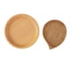 thumbnail image 2 of Platos de madera ANGGREK para comida bandeja de madera para servir 2 Piezas Hechas A Mano, 2 of 7