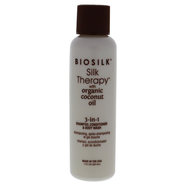 Champú, acondicionador y gel de baño Biosilk Biosilk Silk Therapy with Coconut Oil 3-In-1 Champú, acondicionador y gel de baño Unisex 1oz
