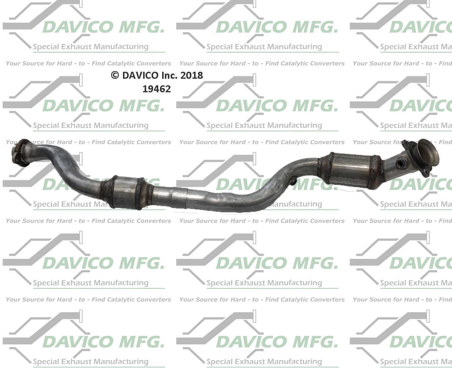 Davico Mfg 19462 Direct-Fit Catalytic Converter