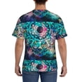 thumbnail image 2 of Rocae Watercolor Mandala for Men's Moisture-Wicking Crew Tee - T-Shirt for Sports, Outdoor Activities, and Casual Wear3X-Large, 2 of 9