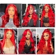 thumbnail image 2 of Hairpacks ZevPiul Burgundy Body Wave, 3 mechones, 45-55 cm, 2 of 7
