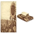 thumbnail image 7 of Coolnut Vintage Sunflowers Towels Absorbent Bath Towels Set Soft & Comfortable Towel Set for Home Hotel Decor, 3 Piece Washcloth Gift, 7 of 7