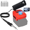 thumbnail image 1 of Estación de Soldadura Inalámbrica Compatible con Batería Mil*wau*kee de 18V, Soldador Eléctrico Portátil con Puertos USB y Tipo C, Kit de Soldador de Temperatura Ajustable para Bricolaje, Reparaci..., 1 of 8